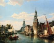 科内利斯 克里斯蒂安 Dommelshuizen : The Montelbaans Tower Amsterdam